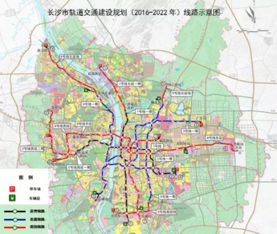 長沙4條在建地鐵最新建設進展 4號線預計年底試運行